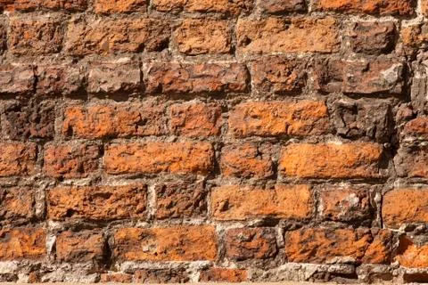 Red bricks wall Stock Photos