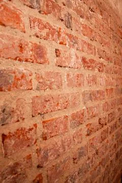 Red bricks wall Stock Photos