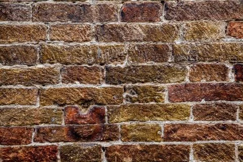 Red bricks wall Stock Photos