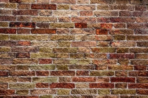 Red bricks wall Stock-Fotos