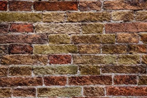 Red bricks wall Stock-Fotos