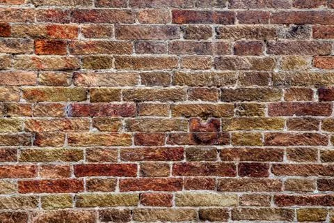 Red bricks wall Stock Photos