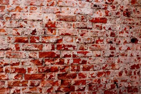 Red bricks wall Stock Photos