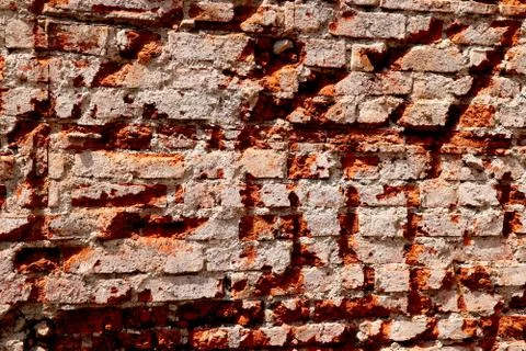 Red bricks wall Stock Photos