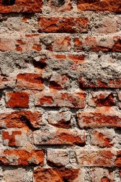 Red bricks wall Stock Photos