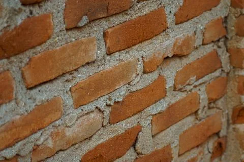 Red bricks wall Stock Photos