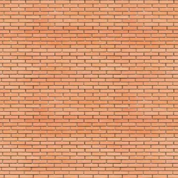 Red bricks wall seamless texture 3d illustration Stock Illustration