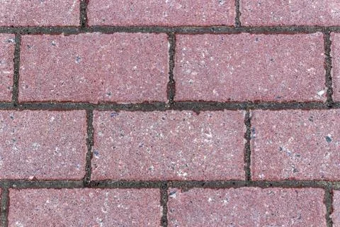 Red brickwork, background, texture Foto stock