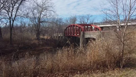 Red Bridge Stock Footage 160063261