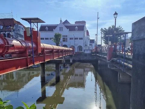 Red Bridge Stock Photos