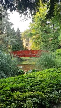 Red Bridge Stock Photos