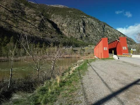 Red Bridge Stock Photos