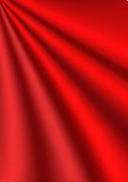 Red bright background with volume red rays Stock Illustration
