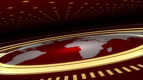 Red Broadcast Background Stock Footage 73847698