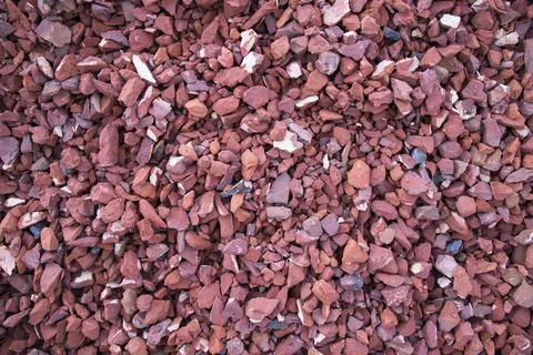 Red Broken Bricks Texture Background Stock Photos