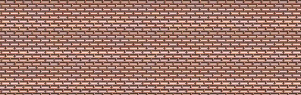 Red Brown Brick Wall Background Pattern Illustrazione stock
