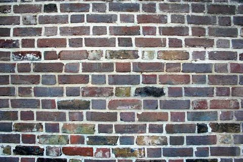 Red brown brick wall background Stock Photos