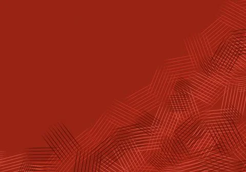 Red Brown Radiating Corner Line Abstract Background Stock Illustration