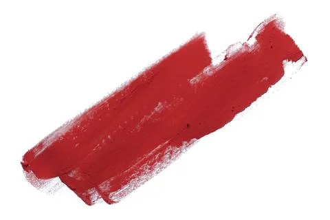 Red brush isolated on a white background Stock Photos