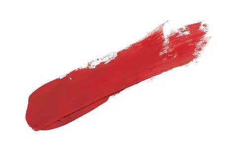 Red brush isolated on a white background Stock Photos