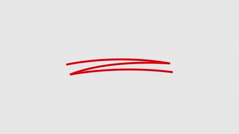Red brush stroke video animation Stock Footage 330432657