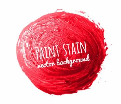 Red brush strokes -  backdrop for your text Stock Illustration