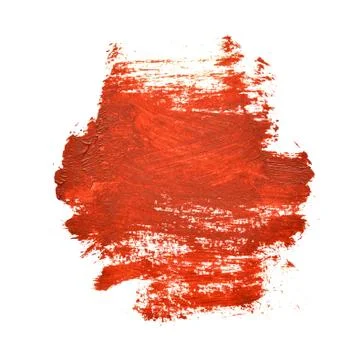 Red brush strokes Stock Photos