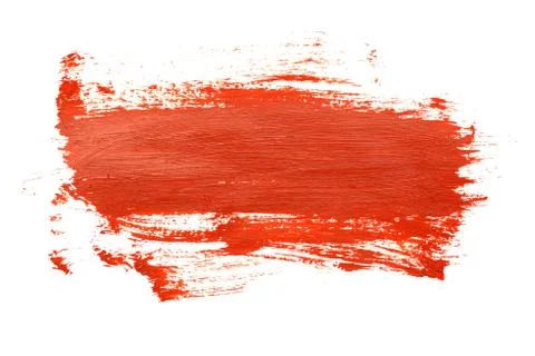 Red brush strokes Stock Photos