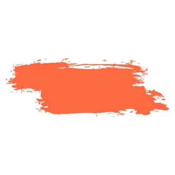 Red Brushstroke Paint Illustrazione stock