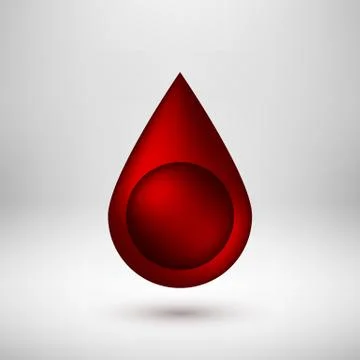 Red Bubble Icon Badge with Light Background Stock Illustration