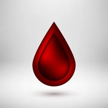 Red Bubble Icon Badge with Light Background Stock Illustration