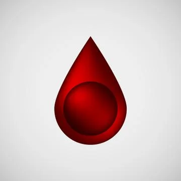 Red Bubble Icon Badge with Light Background Stock Illustration