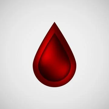 Red Bubble Icon Badge with Light Background Stock Illustration