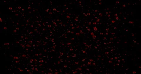 Red Bubbles Stock Footage 113080186