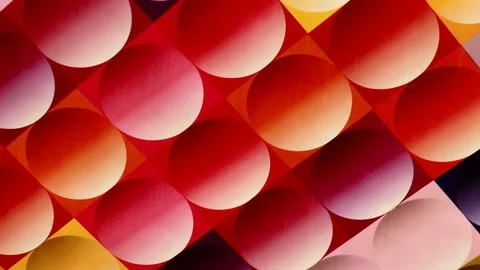 Red bubbles pattern Video stock 112707941