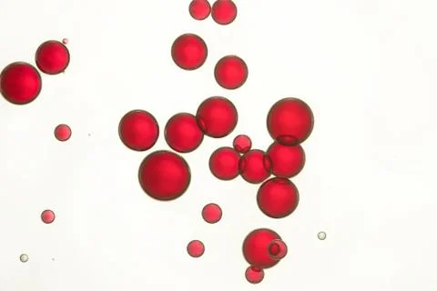 Red bubbles Stock Photos