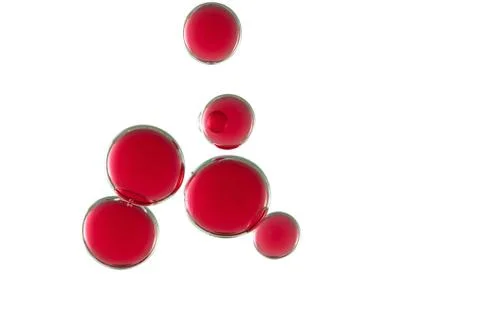 Red Bubbles Stock Photos