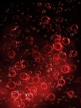 Red bubles Stock Illustration