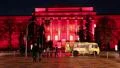 Red building of Kiev National University, Ukraine HD Footage