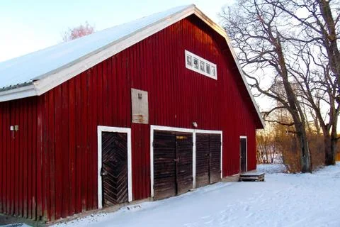 Red building Stock Photos