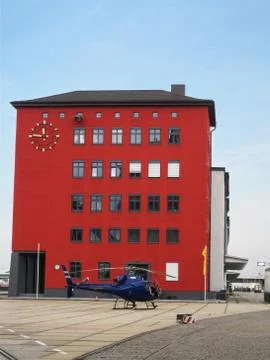 Red Building 스톡 사진
