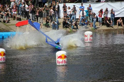 Red bull flugtag Fotos de archivo