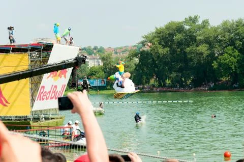 Red bull flugtag Stock Photos