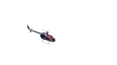 Red Bull helicopter backflip 動画素材 43948134