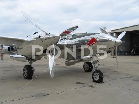 Red Bull P-38 Lightning Stock Photos