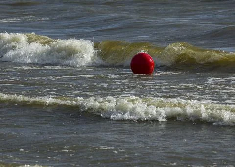 Red buoy Stock Photos