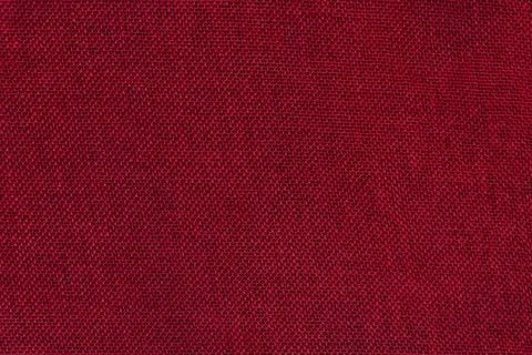 Red burlap background. Rough tissue structure. Texture Stock Photos