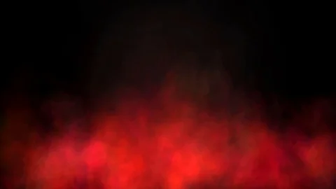 Red Burning Fire Stock Footage 129587161