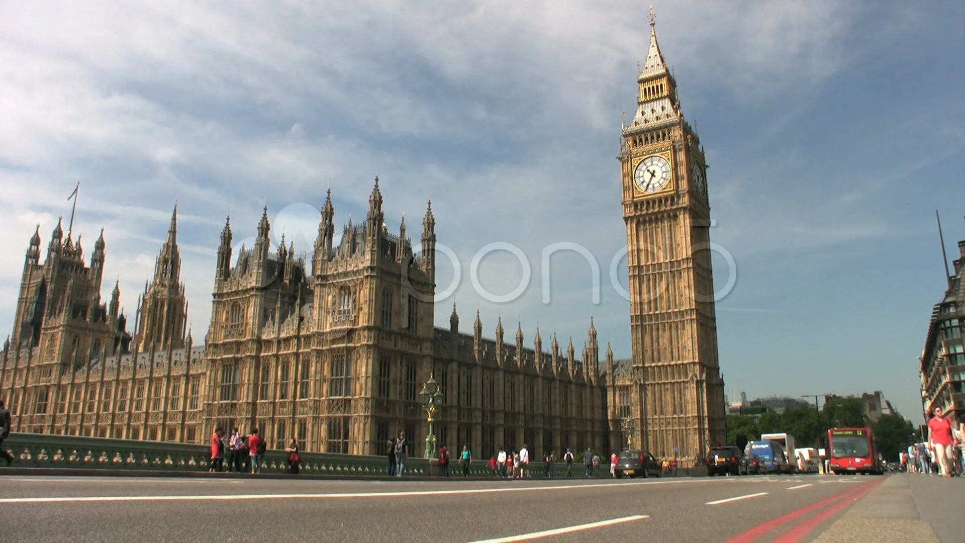 Fotografia Big Ben Clock Tower and London Bus - em