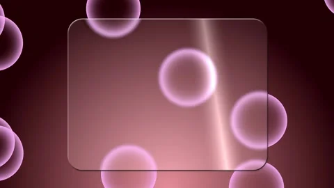 Red business frame. bubbles through cloudy glass Stock Footage 315051616
